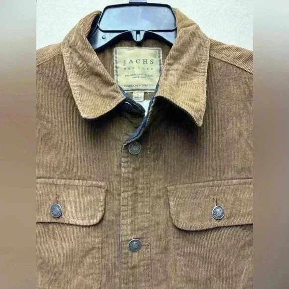 Jachs Fleece Lined Corduroy Shacket Size Large - Picture 3 of 7